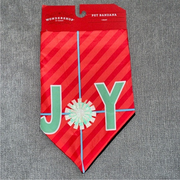 Wondershop Reversible Christmas and Happy New Year Pet Holiday Bandana - Picture 1 of 5